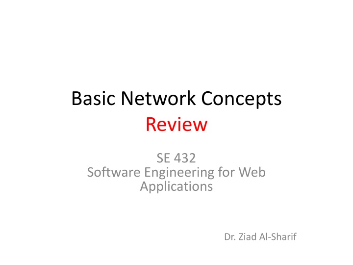 basic network concepts review n.w