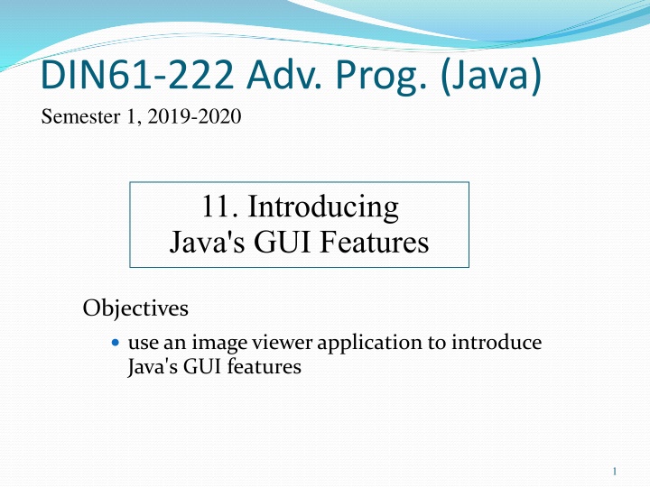 din61 222 adv prog java semester 1 2019 2020 n.w