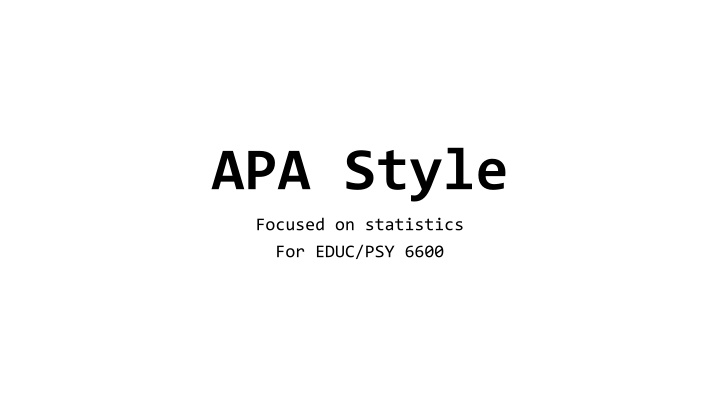apa style n.w