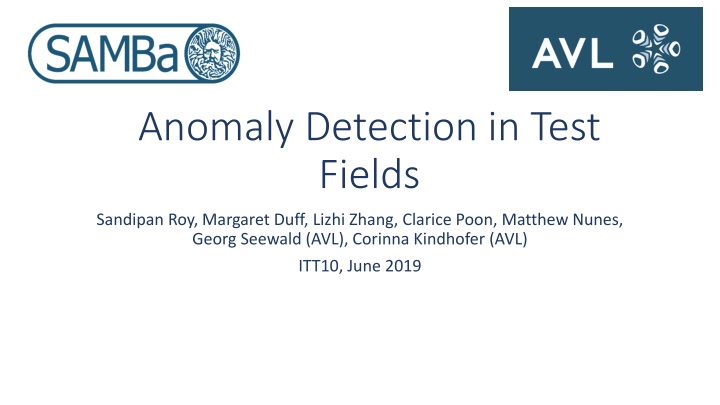 anomaly detection in test fields n.w