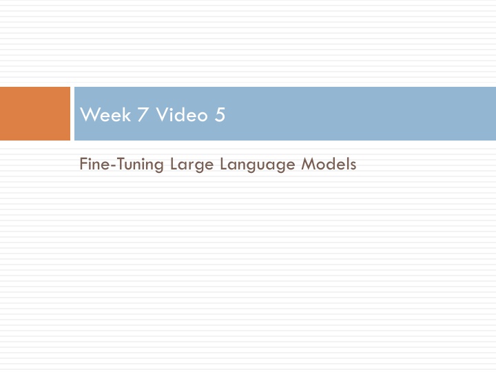 week 7 video 5 n.w