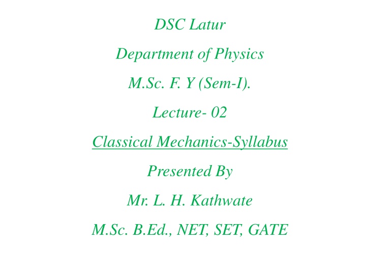 dsc latur n.w