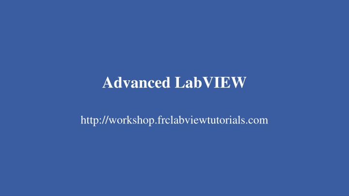 advanced labview n.w
