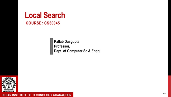 local search course cs60045 n.w