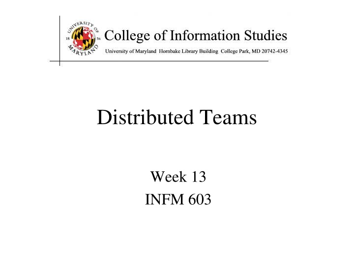 distributed teams n.w
