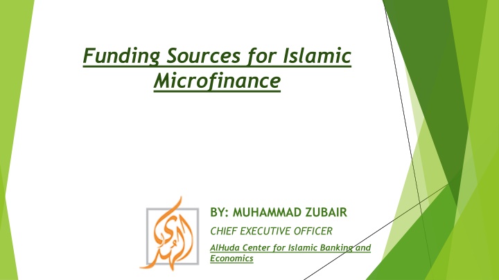 funding sources for islamic microfinance n.w