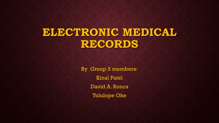 electronic medical records n.w