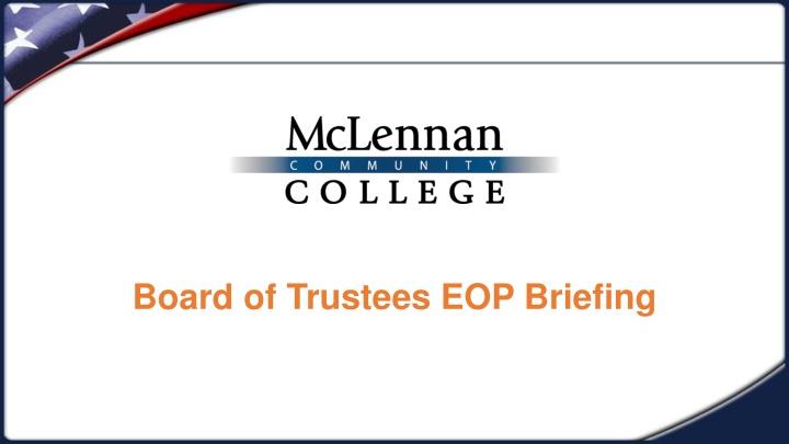 board of trustees eop briefing n.w