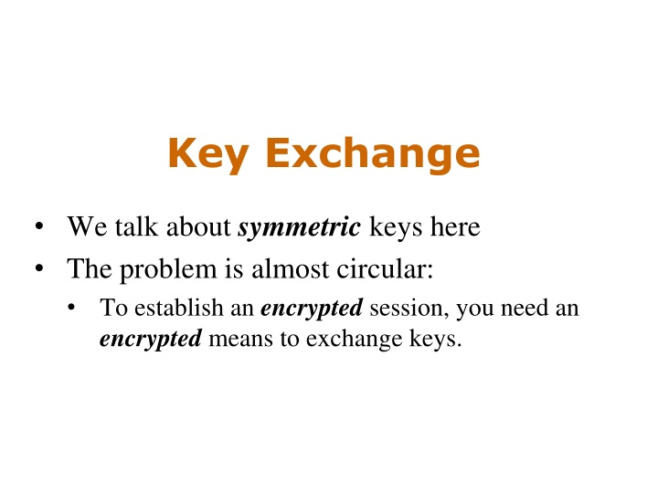 key exchange n.w