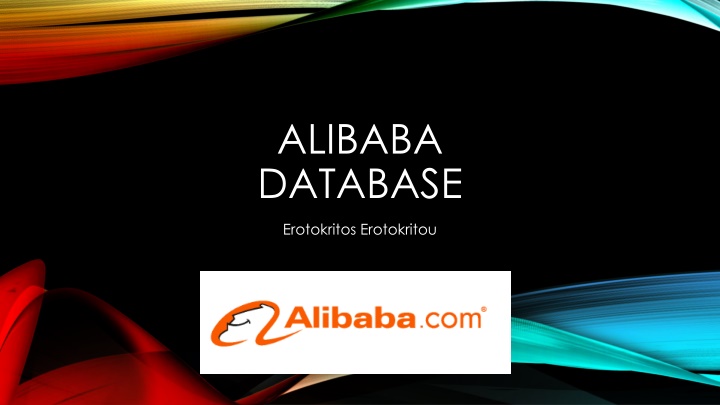 alibaba database n.w