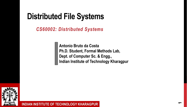 distributed file systems n.w