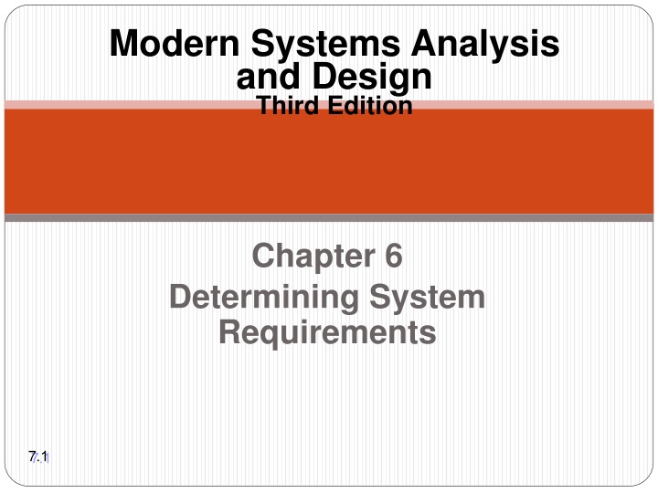 modern systems analysis and design third edition n.w