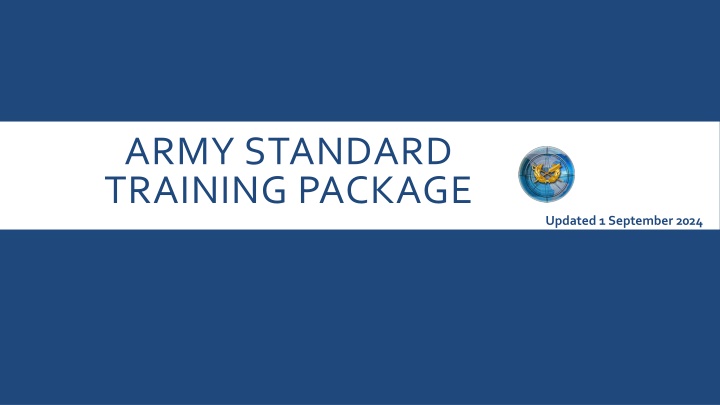army standard training package n.w