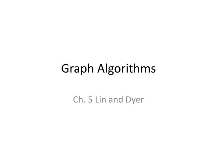 graph algorithms n.w