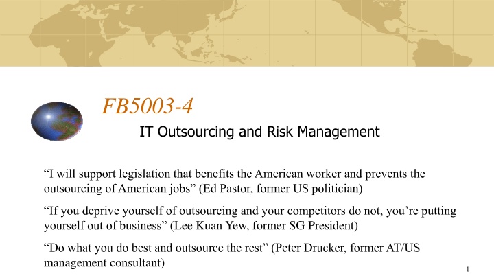 fb5003 4 it outsourcing and risk management n.w