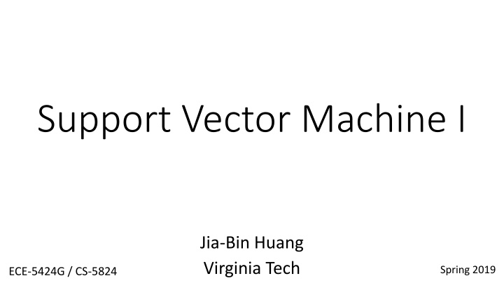 support vector machine i n.w