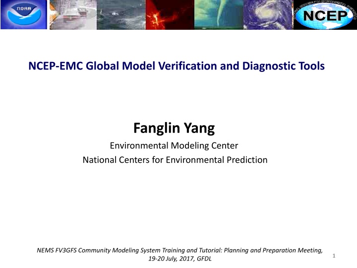 ncep emc global model verification and diagnostic n.w