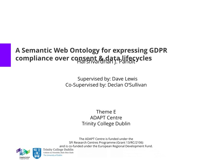 a semantic web ontology for expressing gdpr n.w
