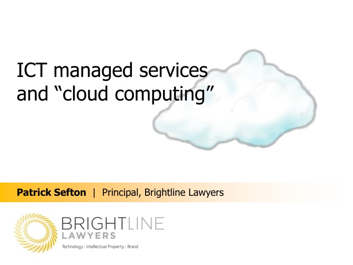ict managed services and cloud c omputing n.w