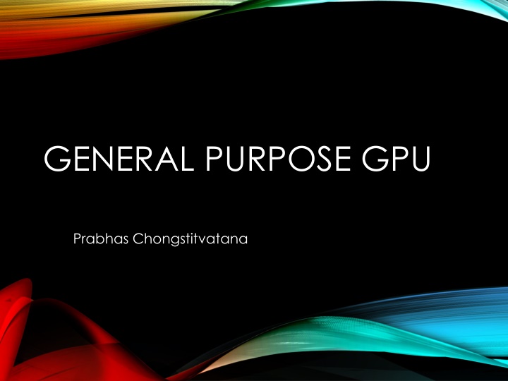 general purpose gpu n.w