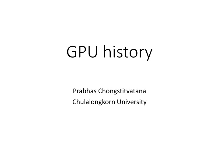 gpu history n.w