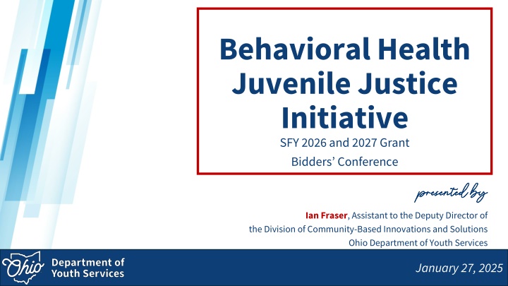 behavioral health juvenile justice initiative n.w