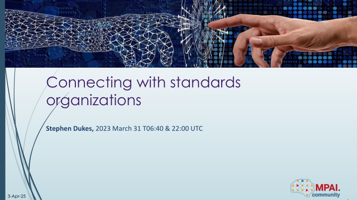 connecting with standards organizations n.w