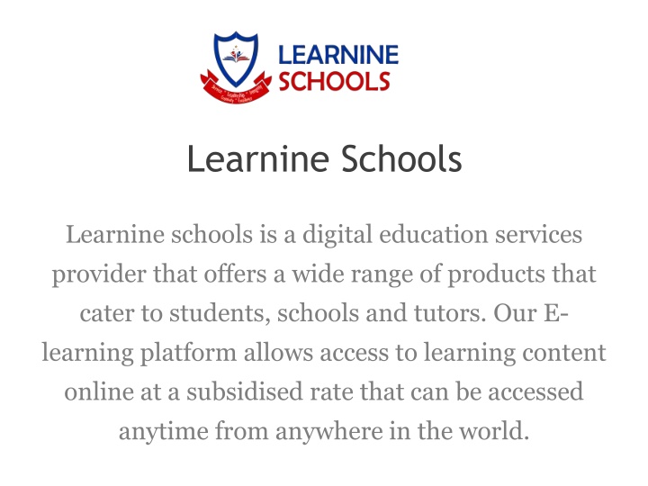 learnine schools n.w