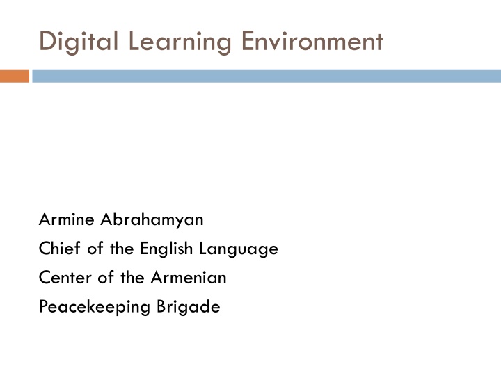 digital learning environment n.w