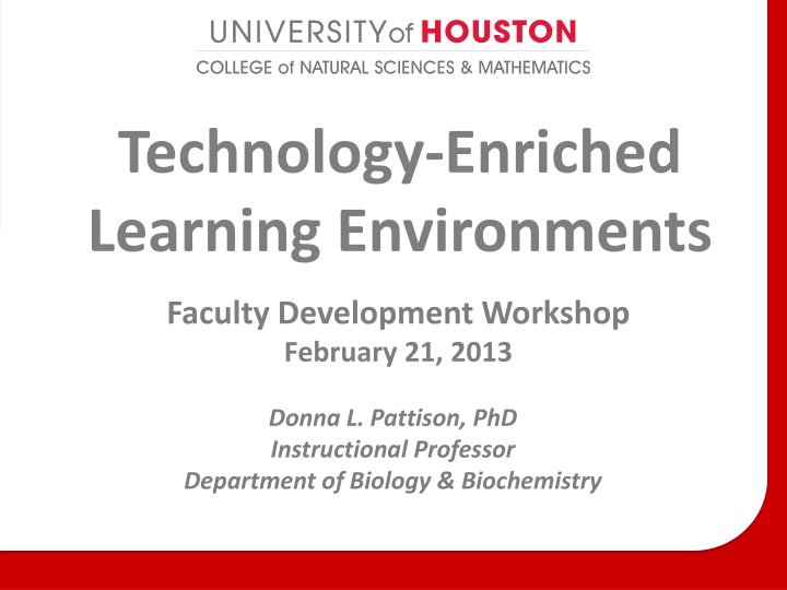 technology enriched learning environments n.w