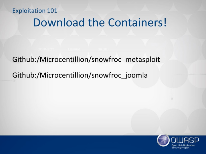 exploitation 101 download the containers n.w