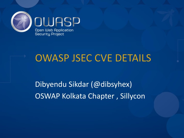 owasp jsec cve details n.w
