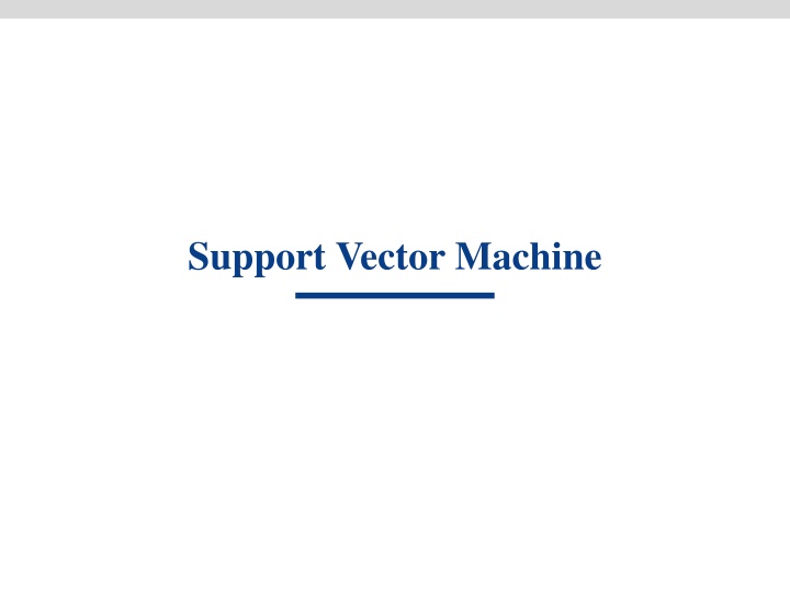 support vector machine n.w