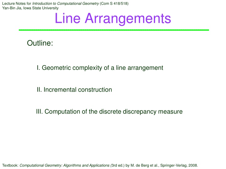 lecture notes for introduction to computational n.w