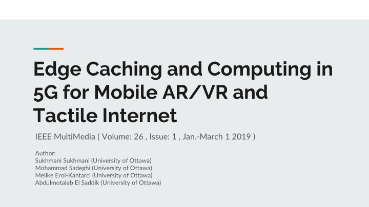 edge caching and computing in 5g for mobile n.w