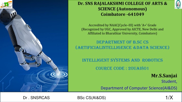 dr sns rajalakshmi college of arts science n.w