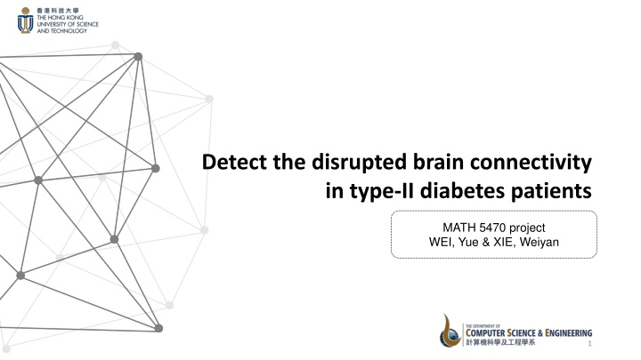 detect the disrupted brain connectivity in type n.w