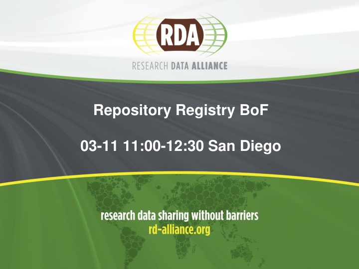 repository registry bof n.w
