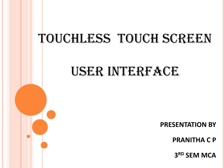 touchless touch screen n.w