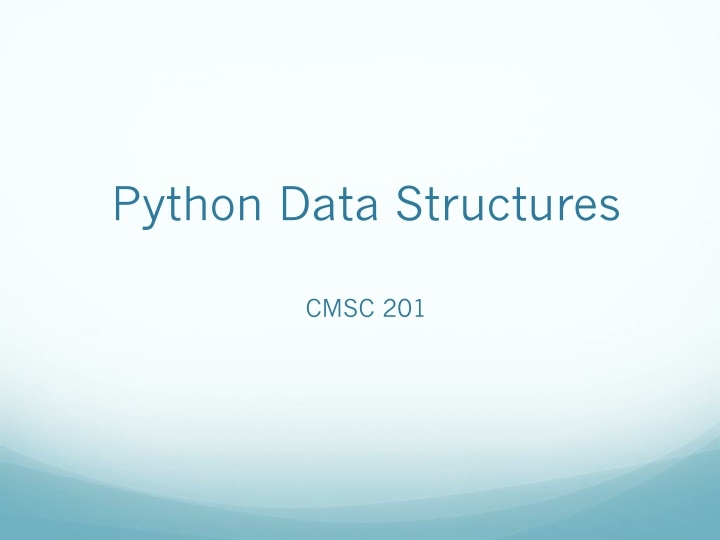 python data structures n.w