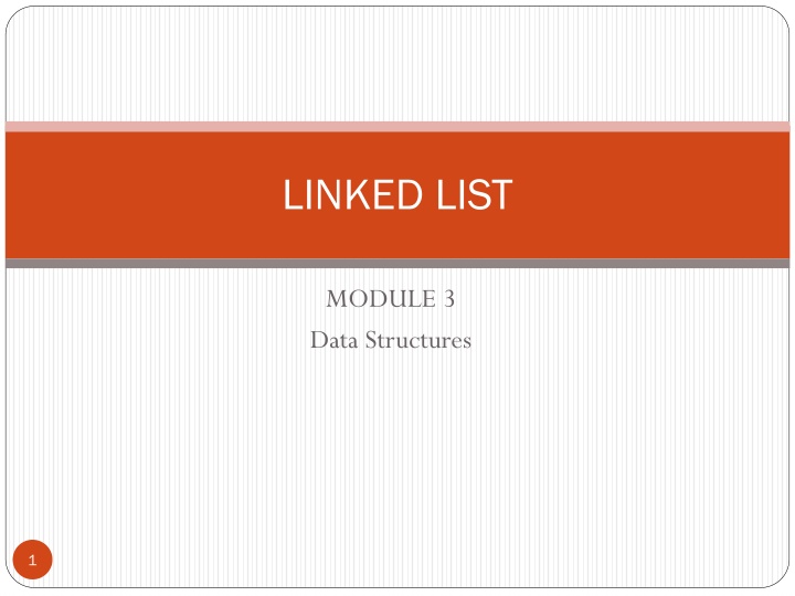 linked list n.w