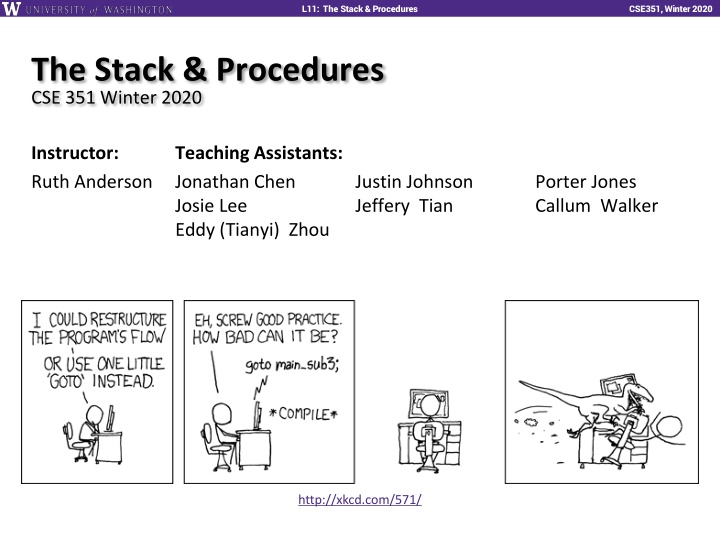 l11 the stack procedures n.w