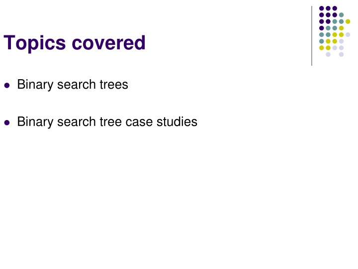 topics covered n.w