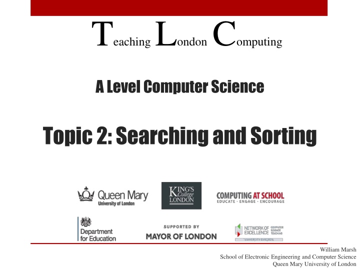t eaching l ondon c omputing n.w