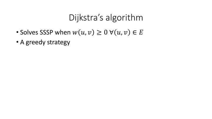 dijkstra s algorithm n.w