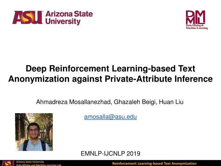 deep reinforcement learning based text n.w
