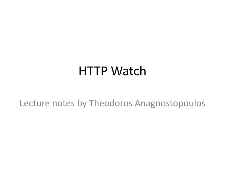 http watch n.w