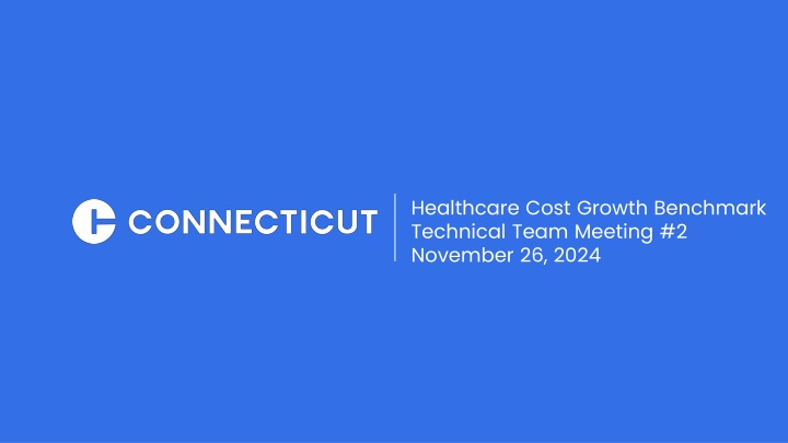 healthcare cost growth benchmark technical team n.w