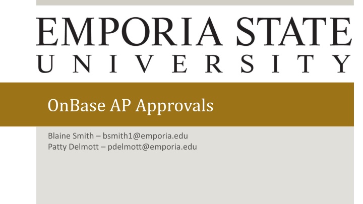 onbase ap approvals n.w