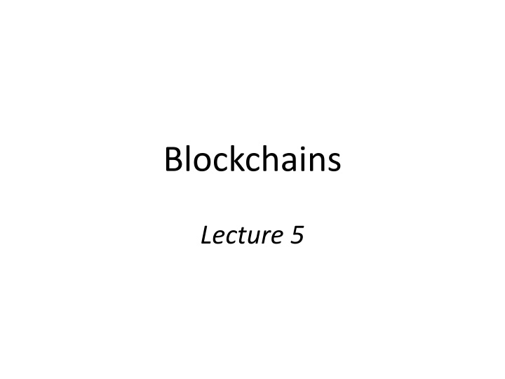 blockchains n.w